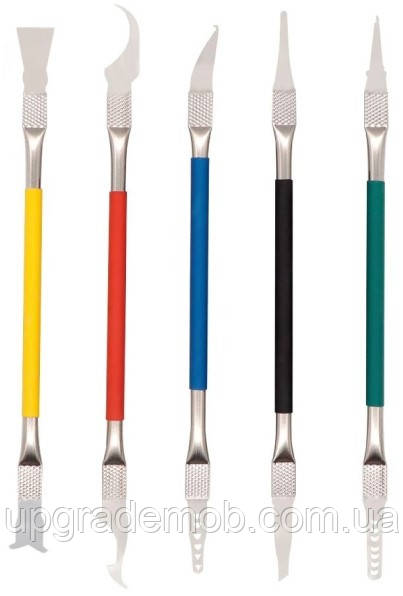 Набір лопаток металевих двосторонніх зняття мікросхем CROWBAR SW-103 комплект 5, фото 1