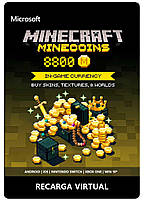 Minecraft Java Bedrock Edition: 8800 Minecoins | Все регионы