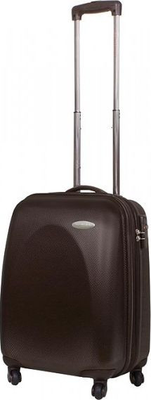 Валіза Vip Collection Galaxy 20 Brown на 4 колесах мала 45 л коричнева, фото 1