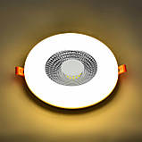 Світлодіодний світильник вмонтований  VALENTINA-24 24W білий, фото 2