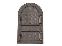 Дверка чавунна спарена арочна Микулин 330х530 (79) 13,2 кг ТМ БУЛАТ