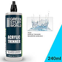 GSW Acrylic Thinner, 240 ml.