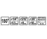 Трубогиб Для Мідних та Алюмінієвих Трубок Ø=6-10 мм YATO YT-21840, фото 3