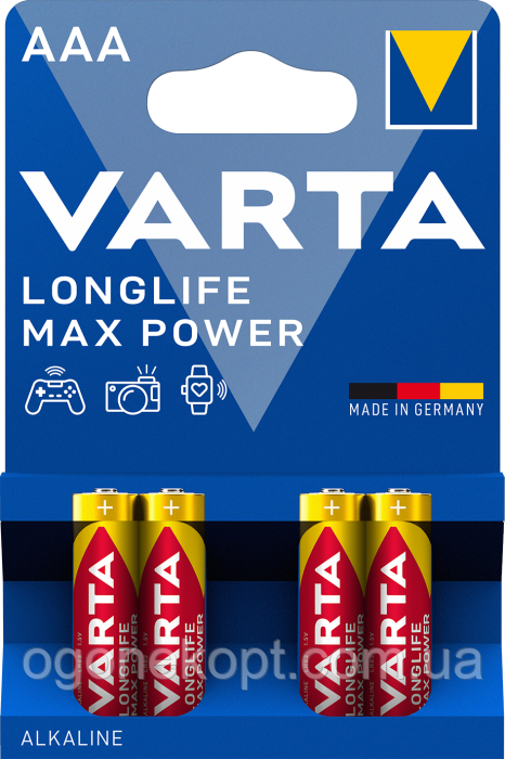 Батарейки Varta - Max Tech ААА LR03 1.5V