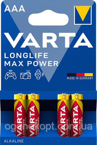 Батарейки Varta - Max Tech ААА LR03 1.5V, фото 2