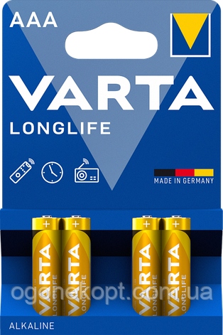 VARTA LONGLIFE AAA LR-3, фото 1