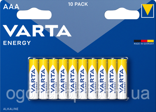 VARTA ENERGY AAA LR3 1.5V alkaline, фото 1