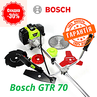 Мотокоса Bosch GTR 70 Триммер бензиновый Бензокоса двухтактная Бош 4.8 кВт 2х тактный mm