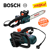 Электрическая пила Bosch ESC2200 Цепная электропила Бош с бесключевой натяжкой цепи шина 40 см 2.2 кВт mm