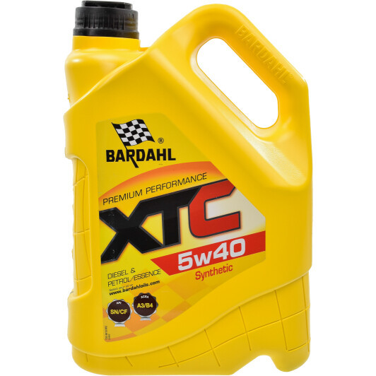 Bardahl XTC 5W-40 5 л, (36163) моторна олива, фото 1