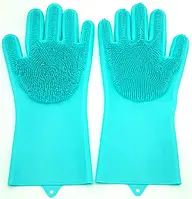 Перчатки для мытья Super Gloves в коробке Многофункциональные силиконовые перчатки для уборки bs