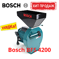 Зернодробилка Bosch BFS 4200 Кормоизмельчитель для зерна и початков кукурузы Бош 4.2 кВт 300 кг/ч ts