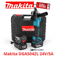 Аккумуляторная болгарка Makita DGA504ZL 24V УШМ 125 мм Угловая шлифмашина Макита турбинка ts