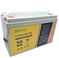 Акумулятор літій-залізо-фосфатний TAICO LiFePo4 12.8V, 100Ah (1280Wh)