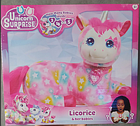 Беременный Единорог разноцветный с сюрпризом Unicorn Surprise Licorice