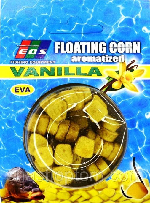 Искусственная плавающая наживка, Кукуруза, EOS EVA, вкус Ваниль (Vanilla) - фото 1 - id-p1830235853