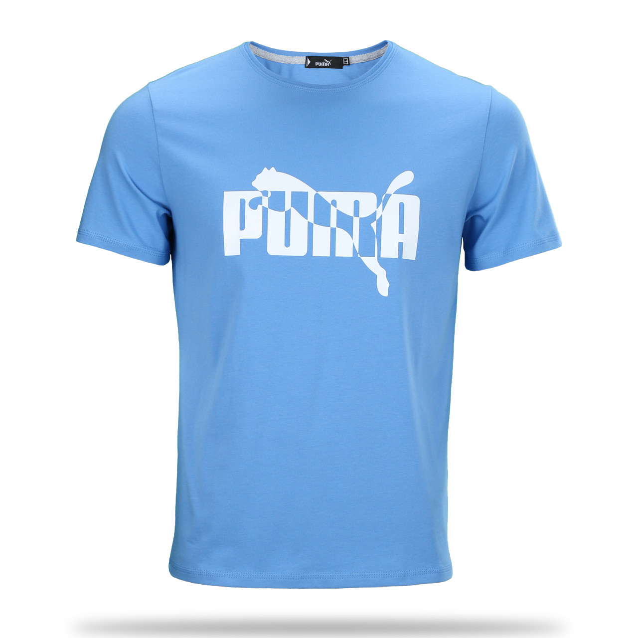 Футболка спортивна чоловіча блакитна PUMA No2 Ф-10 GLB M (Р) 21-903-020 S