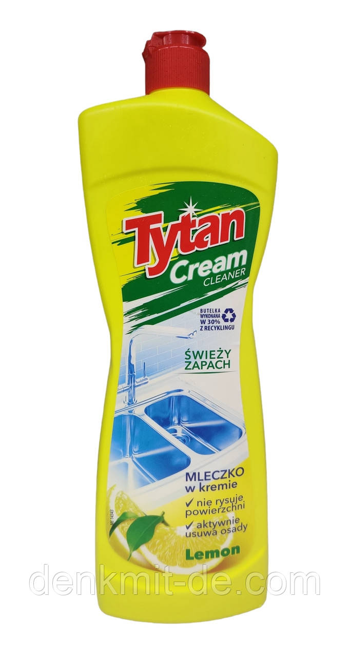 Tytan Cream - Засіб для миття всіх поверхонь на кухні та у ванній, 900 мл