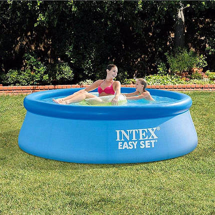 Надувний басейн Intex 28110 Easy Set Pool круглий 244х76, фото 3