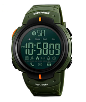 Часы мужские наручные Skmei 1301AG army green Smart Watch D=51mm