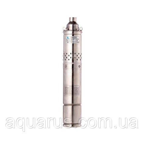 Насос глибинний шнековий Gidrotech 4S QGD1,2-50-0,37 кВт з вбудованим конденсатором, фото 1
