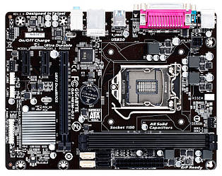 Нова! Материнська плата Gigabyte GA-H81M-DS2 (s1150, H81, PCI-Ex16) ОЕМ