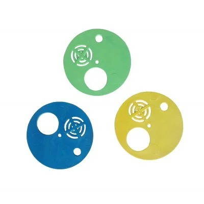 Льотковий загороджувач 3-х елементний круглий пластмасовий, Ø 80 мм, фото 1