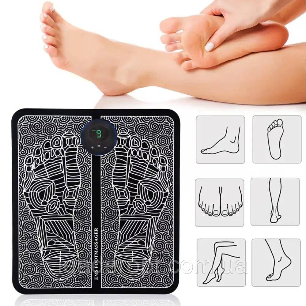 ОПТОМ Масажер для ніг EMS вібраційний масажний килимок для ступнів