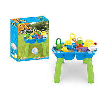 Набір для гри з піском (подвійна стільниця, аксесуари для гри) HG 847