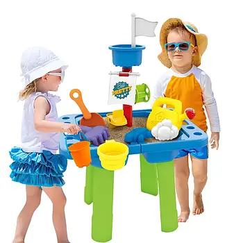 Набір для гри з піском (подвійна стільниця, аксесуари для гри) HG 846