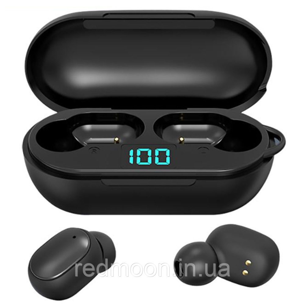 Бездротові навушники H6, з Bluetooth / Блютуз навушники в кейсі / Навушники вкладиші з мікрофоном