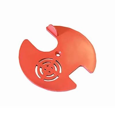 Льотковий загороджувач 3-х елементний круглий пластмасовий з ручкою, Ø 80 мм, фото 1