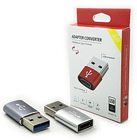 USB Type C переходник адаптер OTG Type-C F на USB M GP-90