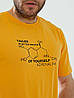 Чоловіча жовта футболка  зі стрейч трикотажу Tailer, фото 3