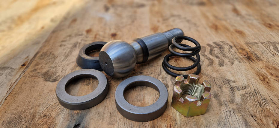 210-2919028-РК Ремкомплект реактивної штанги (палець гайка вкладиші пруж, пильник) КРАЗ (2102919028), фото 1