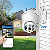 Вулична IP камера відеоспостереження CAMERA CAM 6 WIFI, 2mp / Поворотна панорамна вай фай камера, фото 3