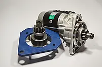 Стартер SLOVAK 12В 3.5 кВт замість пускача ПД-10 без заміни плити і маховика: з "крупним" бендіксом і плитою., фото 2