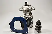 Стартер SLOVAK 12В 3.5 кВт замість пускача ПД-10 без заміни плити і маховика: з "крупним" бендіксом і плитою., фото 8