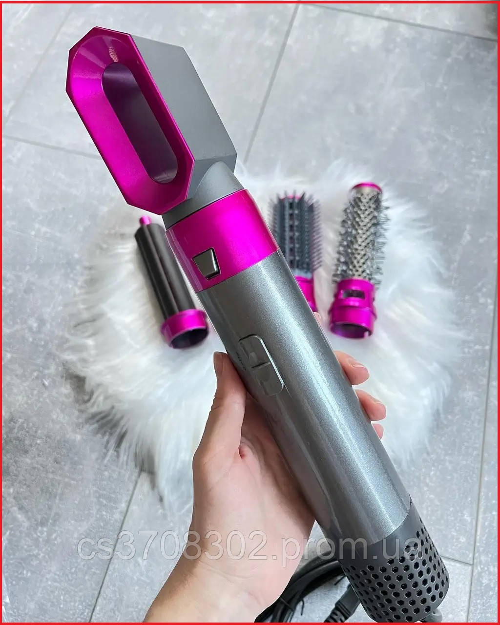 Купить Стайлер 5в1 (фен, браш, випрямляч, плойка) у стилі Dyson аналог ...