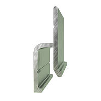 Профіль безщільовий алюмінієвий для натяжної стелі 2 м