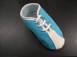 Пінетки спортивні спортивні на шнурках блакитні