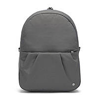 Женский рюкзак трансформер антивор Citysafe CX Convertible Backpack ECONYL, 6 степеней защиты серый - 20410