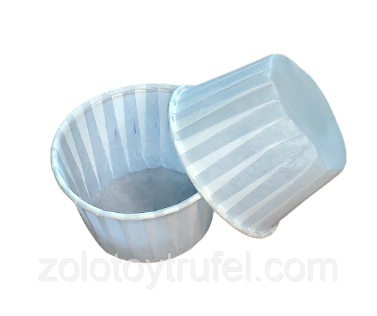 Тарталетка паперова Біла 5*4 см посилена, фото 1