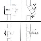 Комплект відведення дощової води з краном та рукавом Bass Polska 8101, фото 6