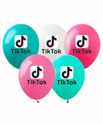 Кульки повітряні Pelican 12" (30 см) "Tik Tok-3" 10шт/уп 828293 KNZ, фото 1