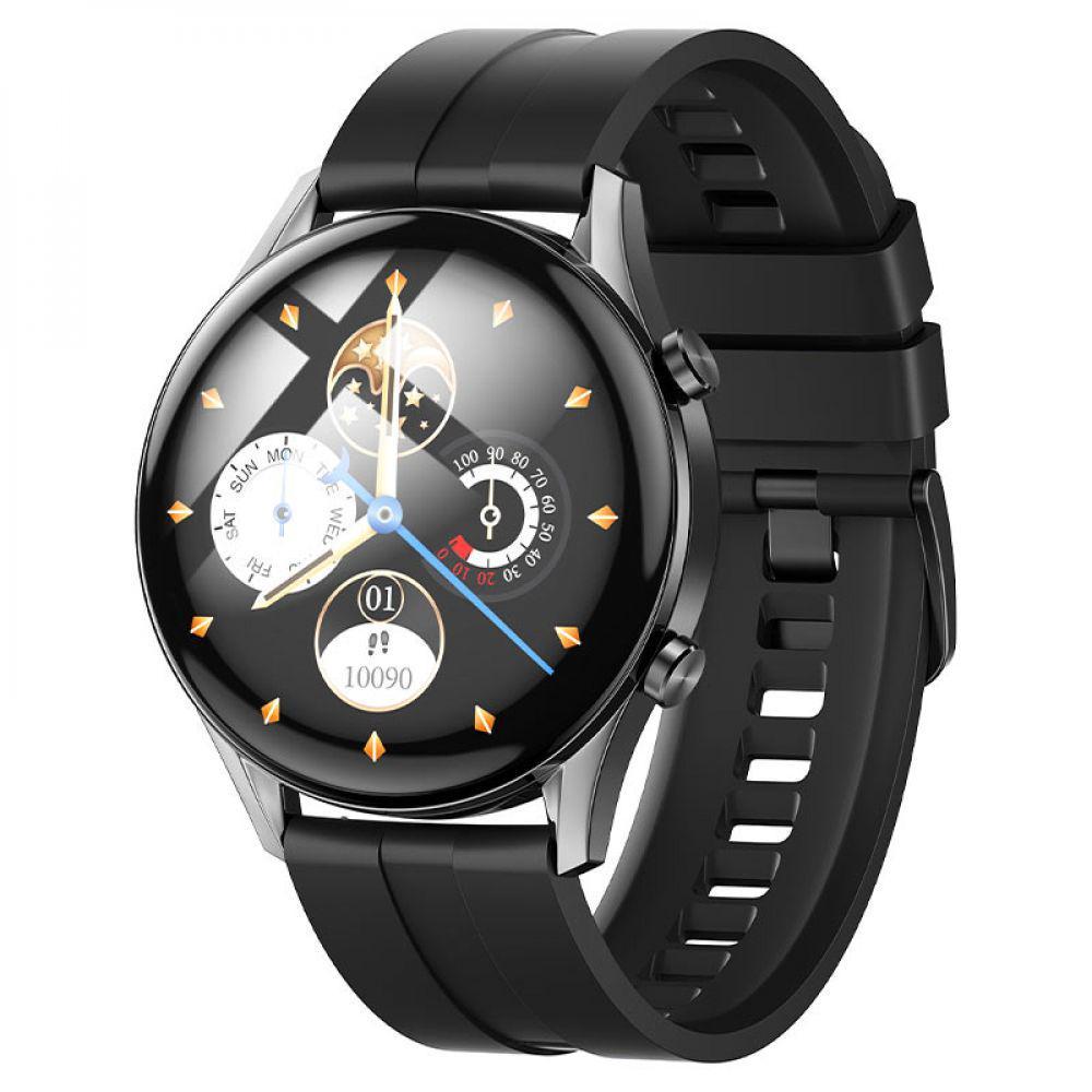 Розумний спортивний годинник Smart Watch Hoco Y7 з магнітною зарядкою (Black)