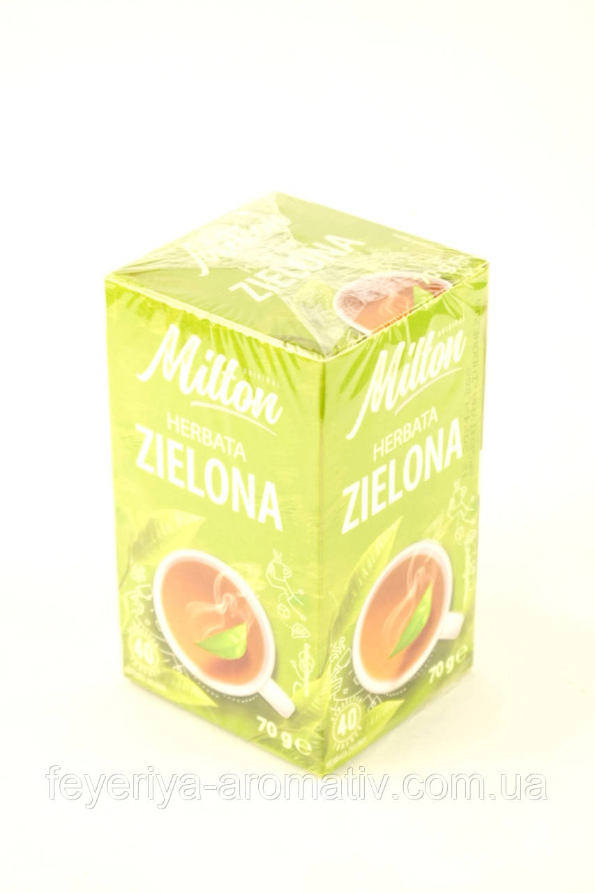 Чай зеленый Milton 40 пакетиков 70 г Польша - фото 4 - id-p1829784417