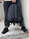 Чоловічий рюкзак Adidas Адідас темний меланж | Сірий чоловічий рюкзак, фото 5