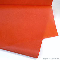 Бумага тишью 50 х 70см папиросная 17 гр/м (поштучно) Красный апельсин