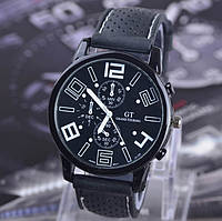 Практичные мужские спортивные часы силикон, мужские нагручные часы черно-синие Белый